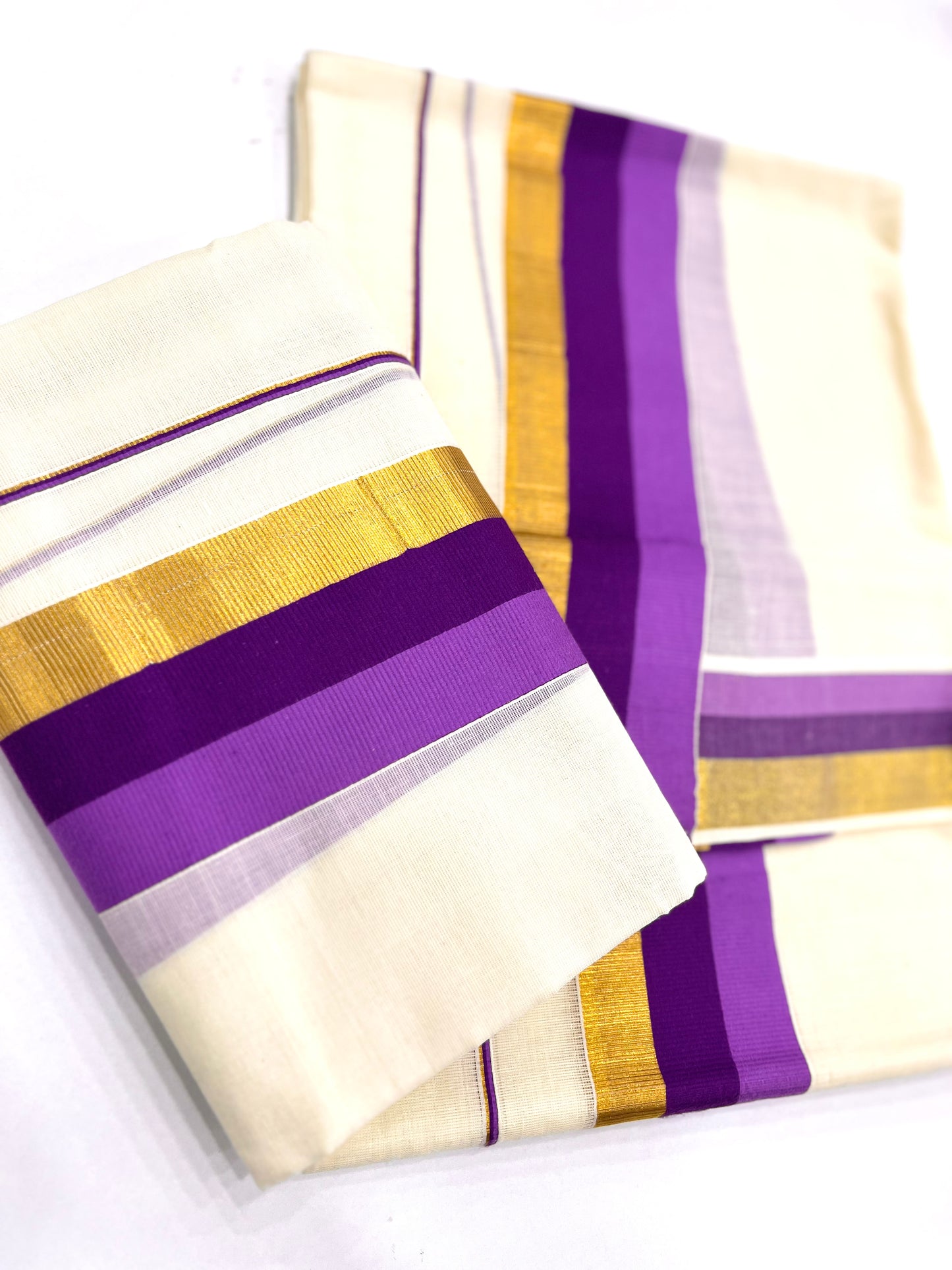 Cotton Setdhothi 2.80 mtr ( ONAM26 )