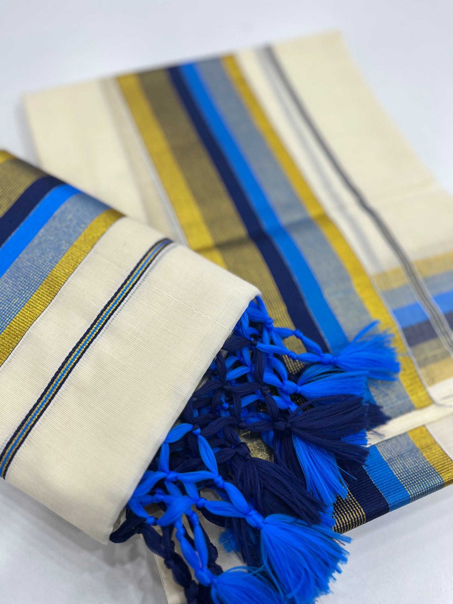 Premium Cotton Setdhothi 2.80mtr ( ONAM26 )