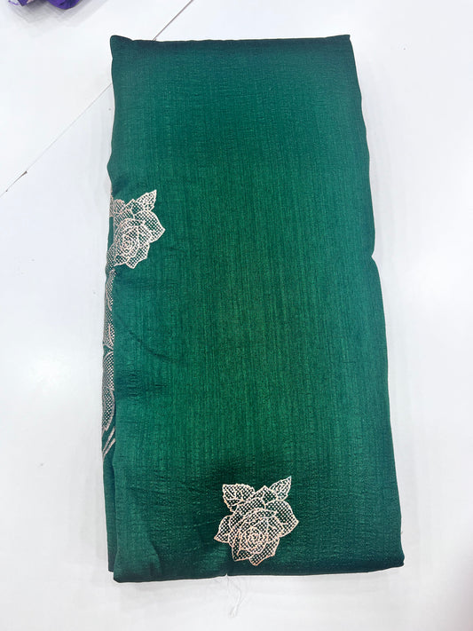 Kashmiri silks foil print (0013)