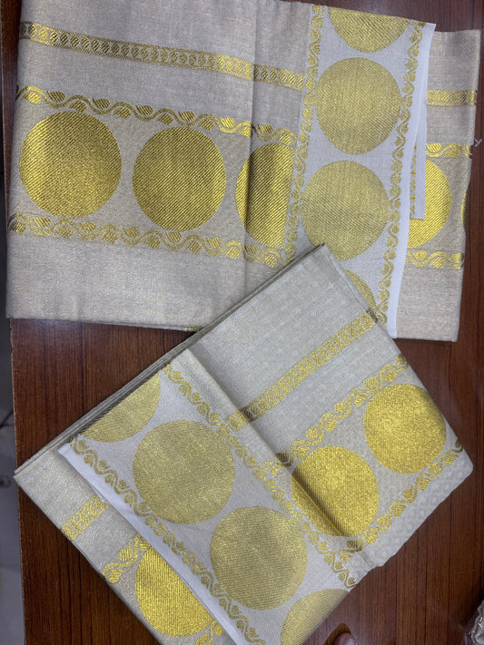 Trending tissue set dhoti