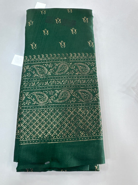 Vichitra model printed saree
