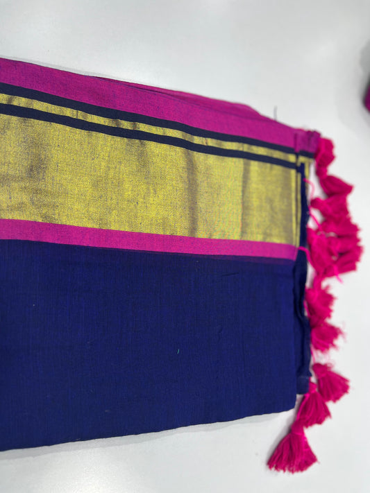Mulcotton saree