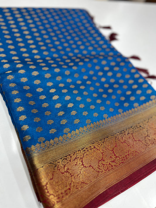 Semi Banarasi Saree