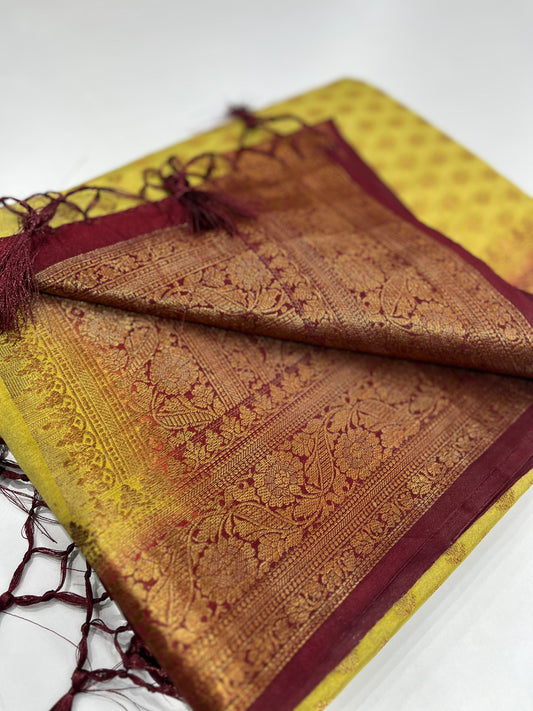 Semi Banarasi Saree
