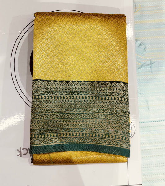 Semi Silk Brocade Sarees