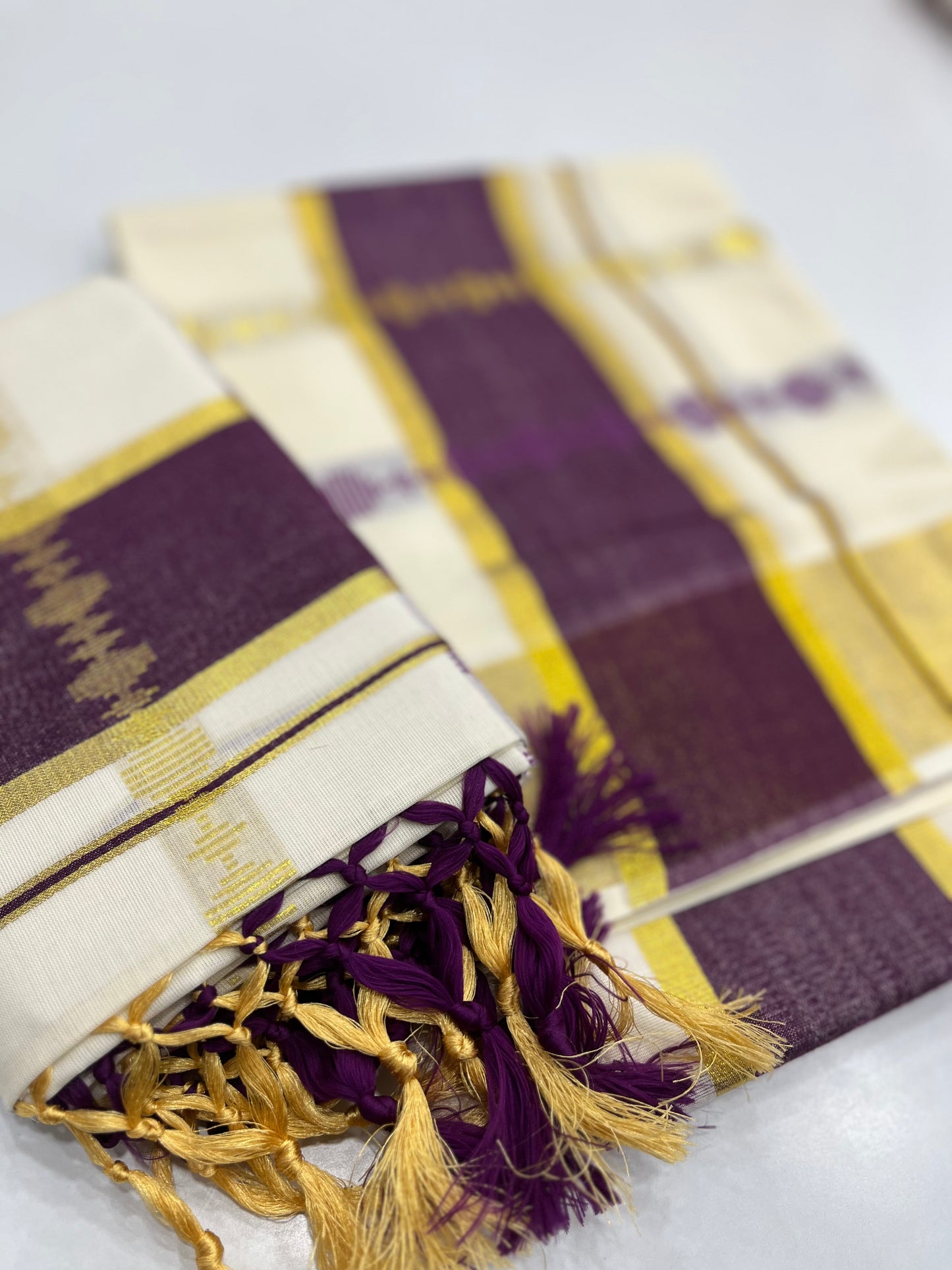Premium Cotton Setdhothi 2.80 mtr ( ONAM26 )