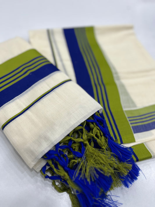 Cotton Setdhothi 2.80 mtr ( ONAM26 )