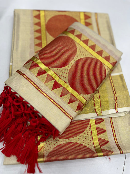 Polka Dots Tissue Setdhothis ( ONAM26 )
