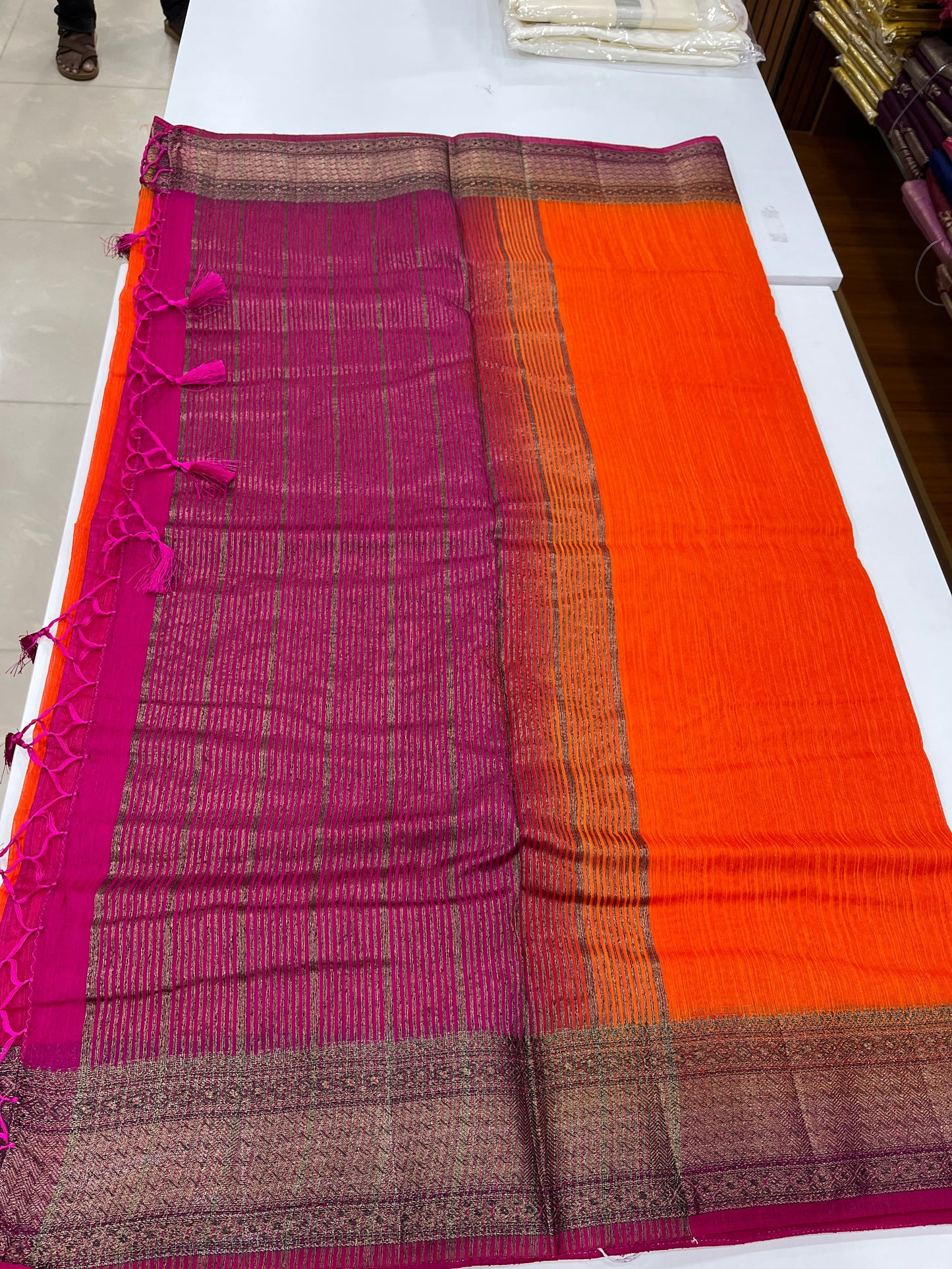 Premium Semi Jute Saree