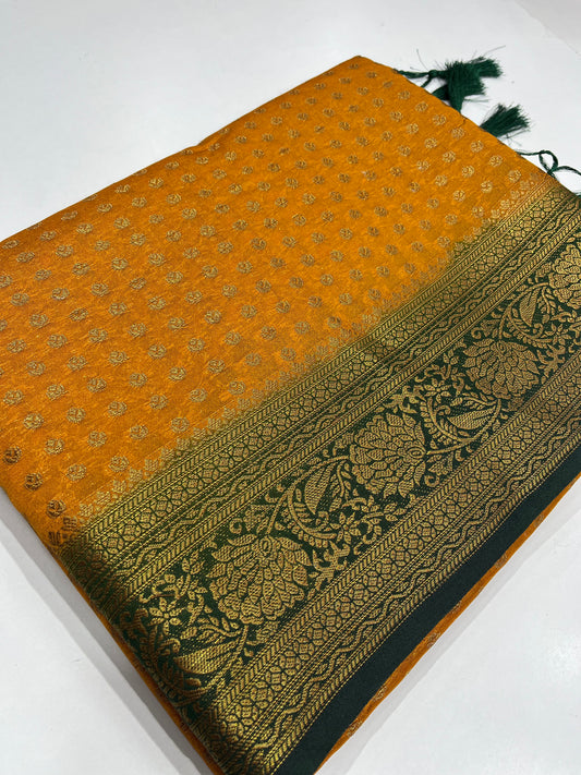 Semi Banarasi Saree