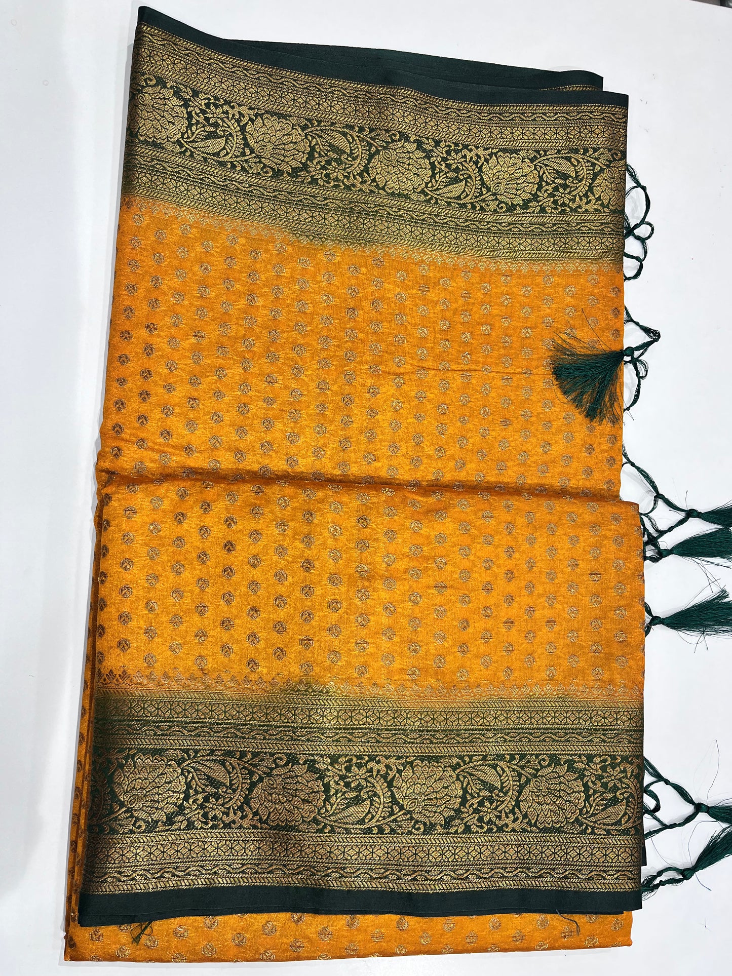 Semi Banarasi Saree