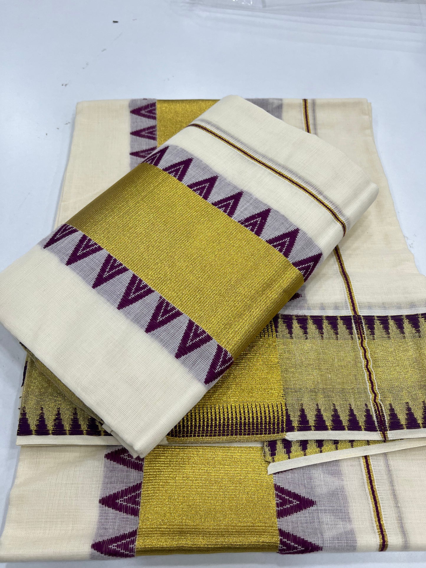 Premium Cotton Setdhothi 2.80 mtr ( ONAM26 )
