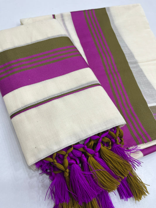 Cotton Setdhothi 2.80mtr ( ONAM26 )
