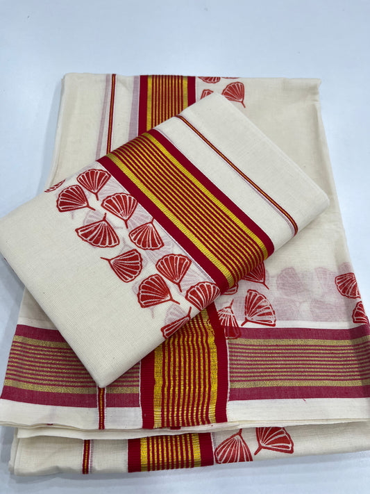 Printed Setdhothi 2.60mtr ( ONAM26 )