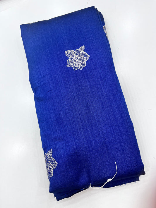 Kashmiri silks foil print(KS 0010)