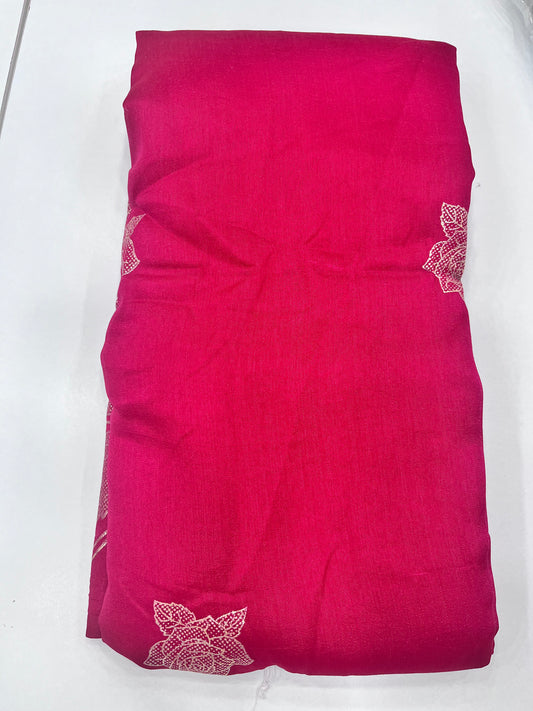 Kashmiri silks foil print(0012)