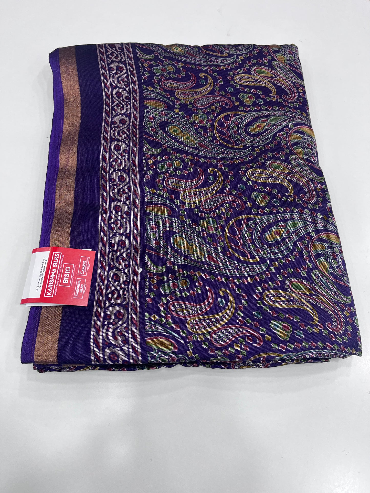 Printed saree with blouse (KUSHI)