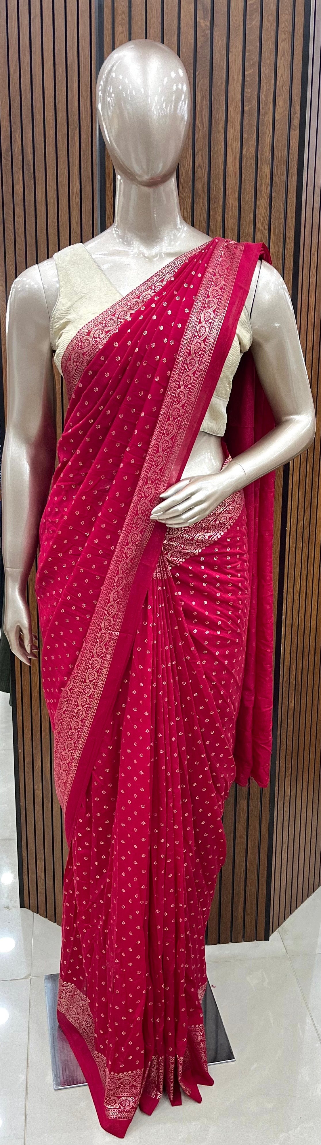 Pure Vichitra Silks Saree