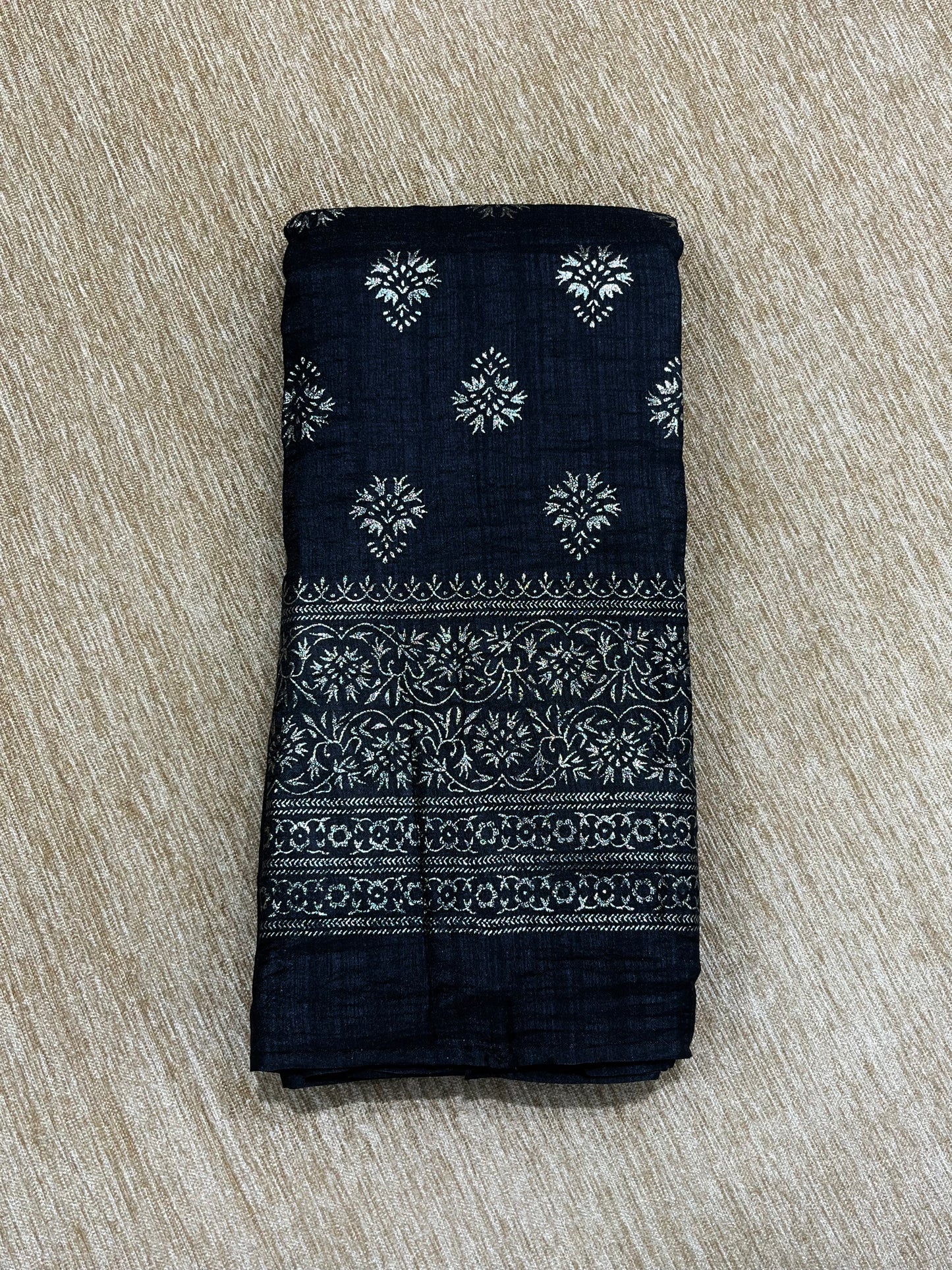 Vichitra Model Foil Print Saree