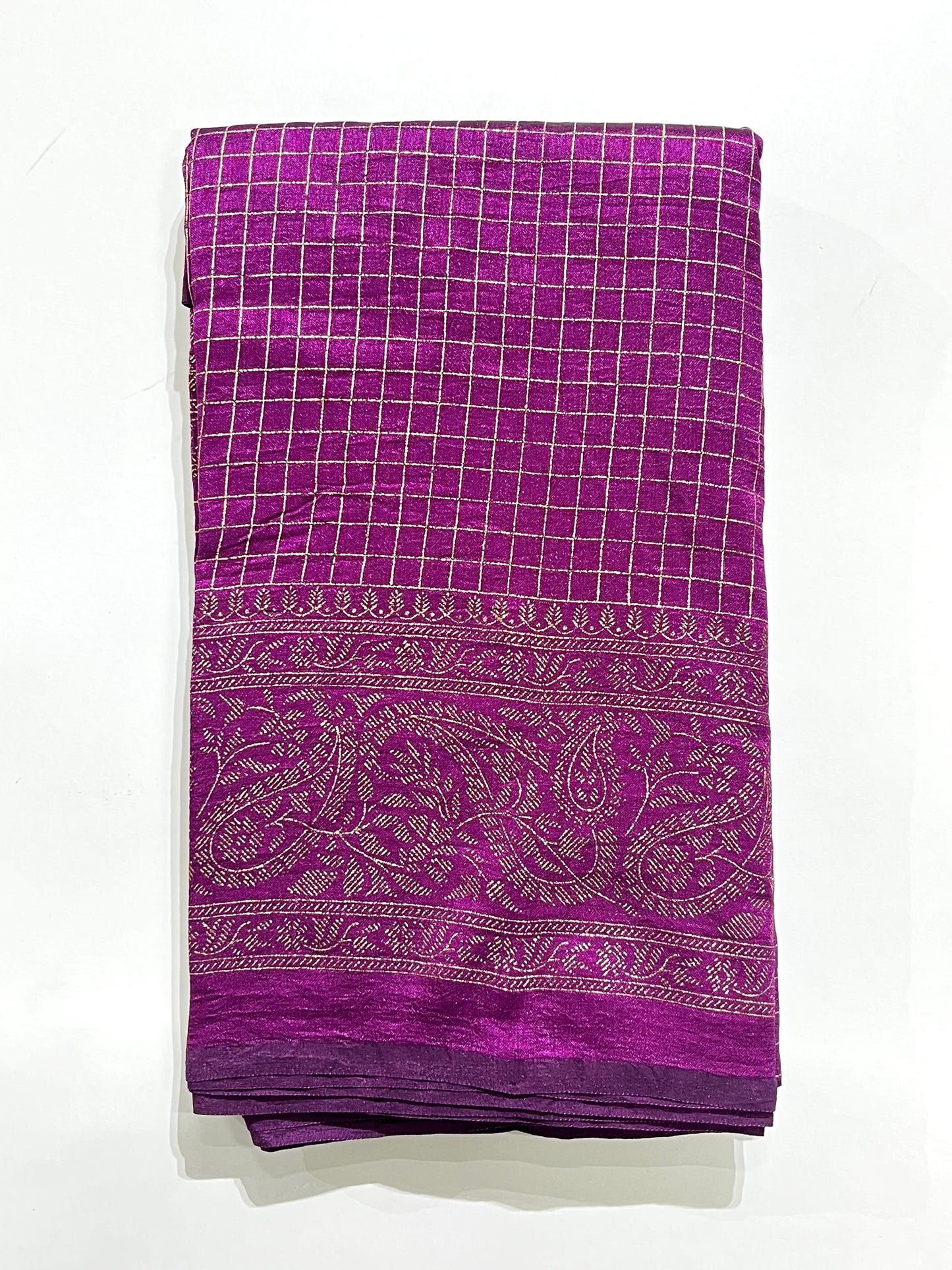 Vichitra Model Foil Print Trending Saree